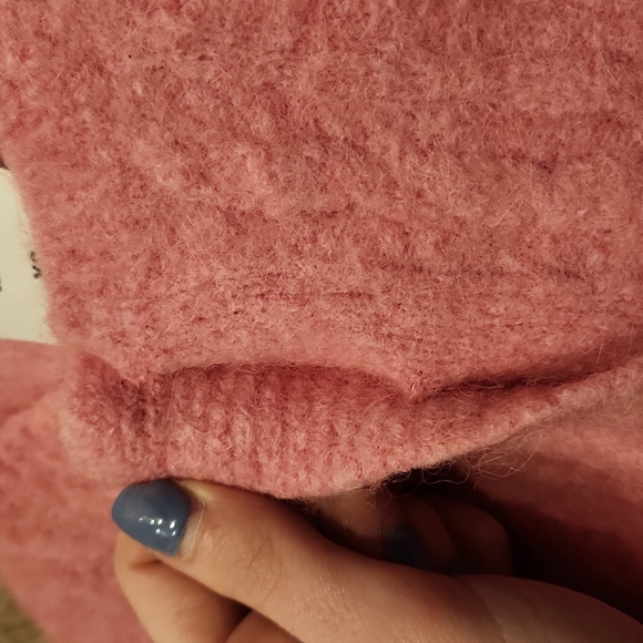 Pink Dalia Button-Up Crop Sweater - Picture 7 of 13